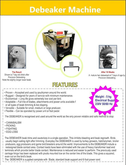 GKI Poultry Manual Electric Debeaking Machine-Free Delivery