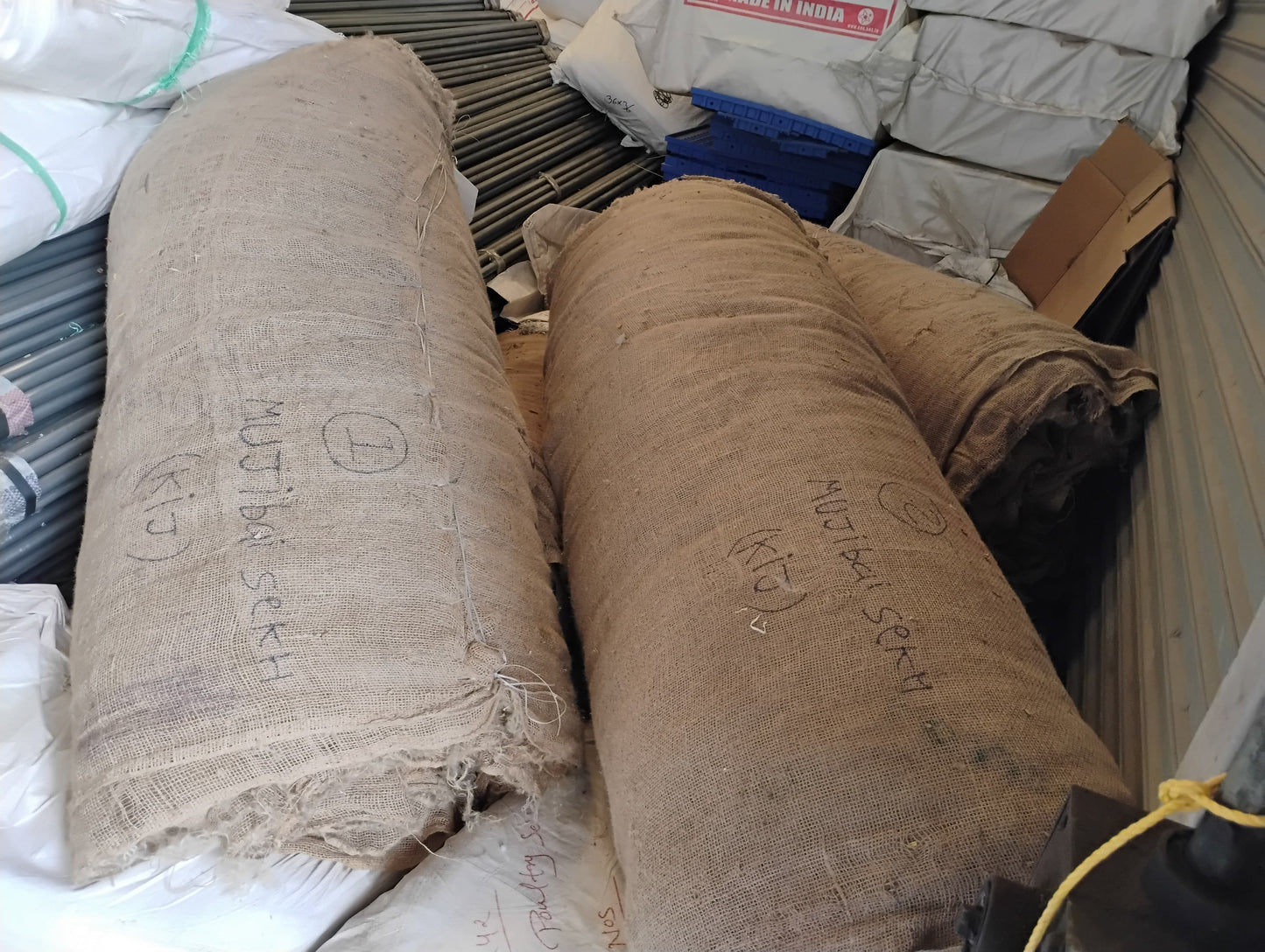 GKI Jute Hessian Curtain - 7 OZ (6' Height)-Free Delivery