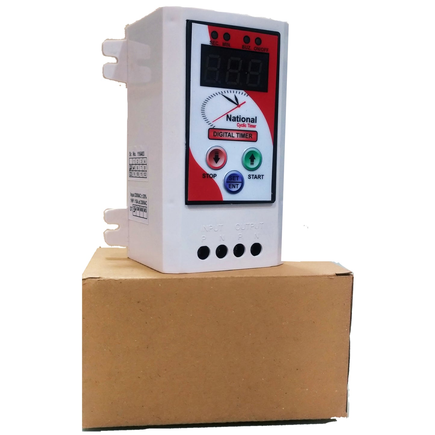 Digital Cyclic Timer L (White)-Free Delivery