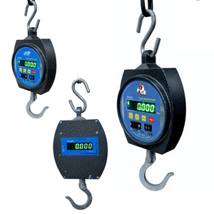 200kg/50g Dual Display Mini Crane Scale Portable Digital Hook Hanging Scale Loop Weighing Balance Green LCD Back light-Free Delivery