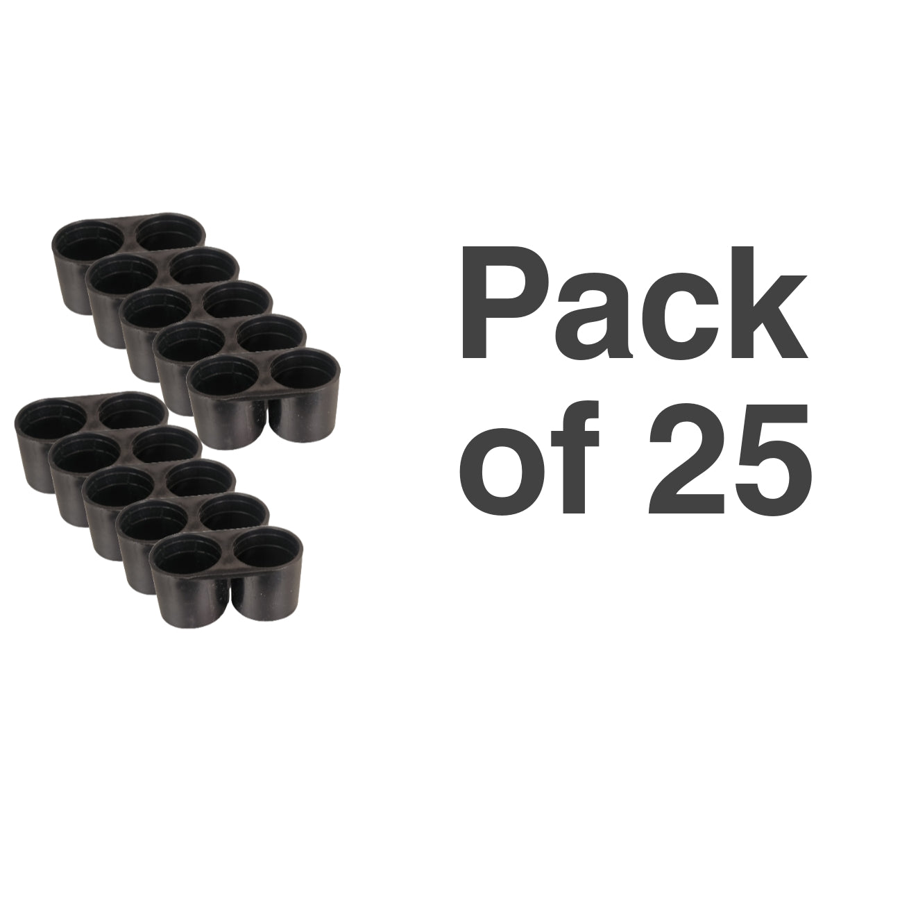16mm Pipe End Valve Cap Dual Ring (Pack of 25)-Free Delivery