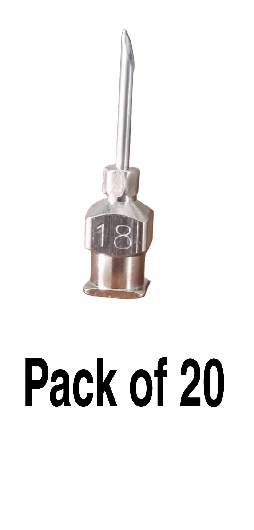 GKI 18 Gauge Standard Needle For  Vaccinator(Pack Of 2-20 No)-Free Delivery