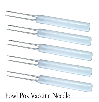GKI Fowl Pox Vaccine Needle- Dual (Pack of 5)-Free Delivery