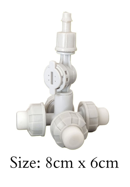4-Way Pipe Connecter Fogger (Pack of 10)-Free Delivery