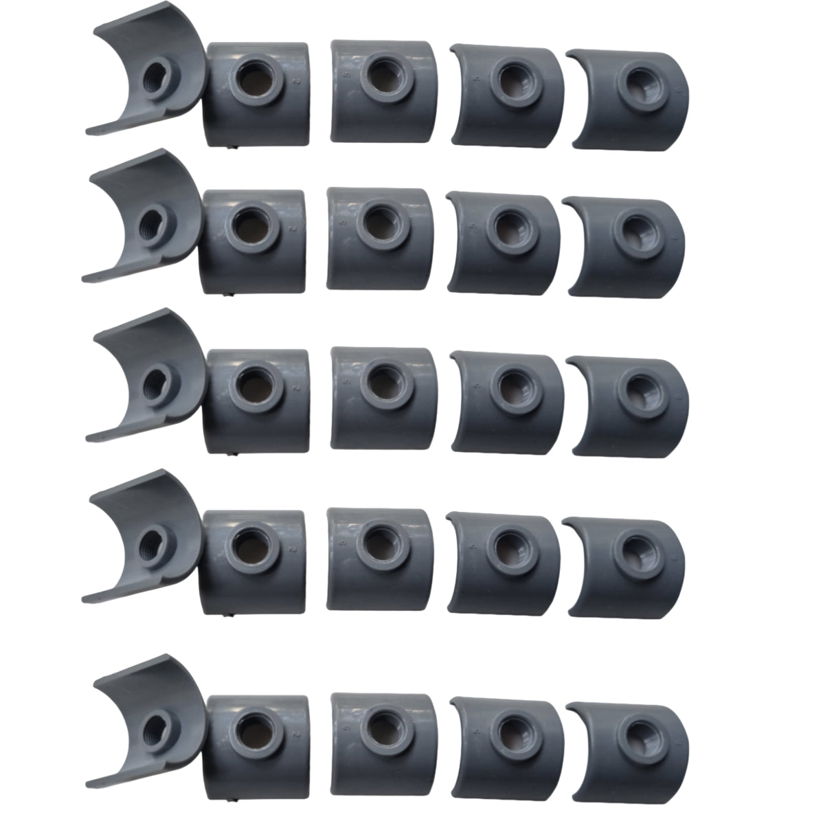 Poultry 3/4 Round Saddle 0.75 (Pack of 25)-Free Delivery
