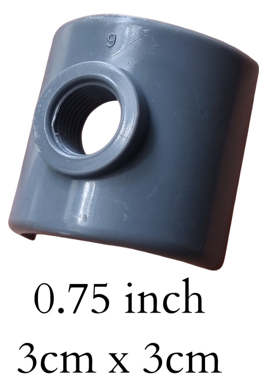 Poultry 3/4 Round Saddle 0.75 (Pack of 25)-Free Delivery